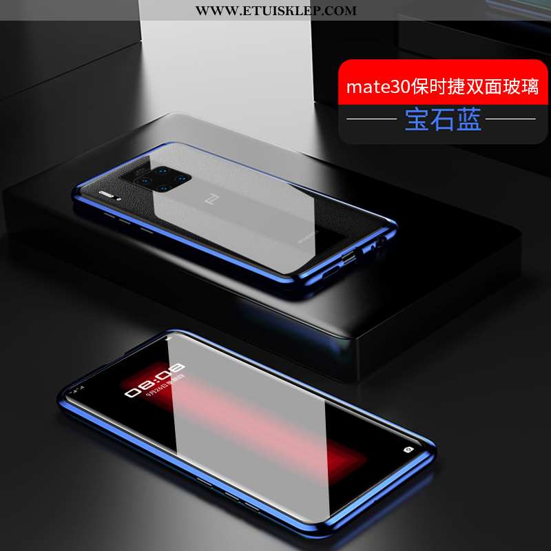 Etui Huawei Mate 30 Rs Szkło Czerwony Futerał Dwustronny Telefon Komórkowy Wysoki Koniec Metal Sklep