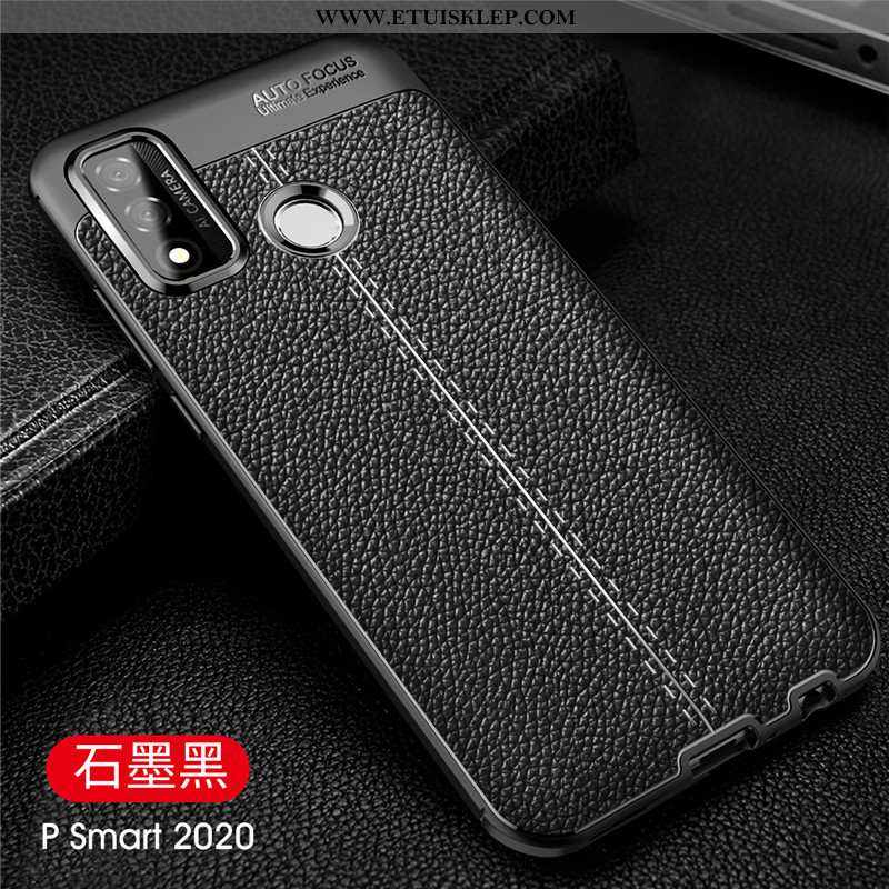 Etui Huawei P Smart 2020 Ochraniacz Lekkie Anti-fall All Inclusive Czarny Biznes Dyskont