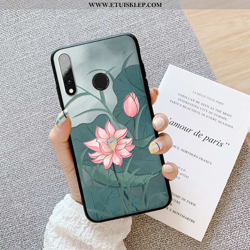 Etui Huawei P Smart 2020 Osobowość Zielony Nowy Trendy Relief Ochraniacz Futerał Kup