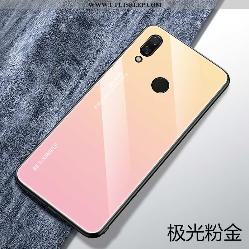 Etui Huawei P Smart+ Osobowość Szkło Trendy Anti-fall All Inclusive Silikonowe Gradient Kupię