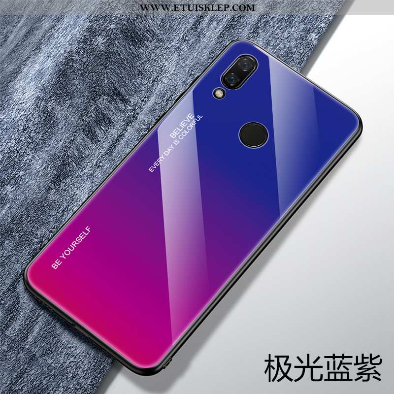 Etui Huawei P Smart+ Osobowość Szkło Trendy Anti-fall All Inclusive Silikonowe Gradient Kupię