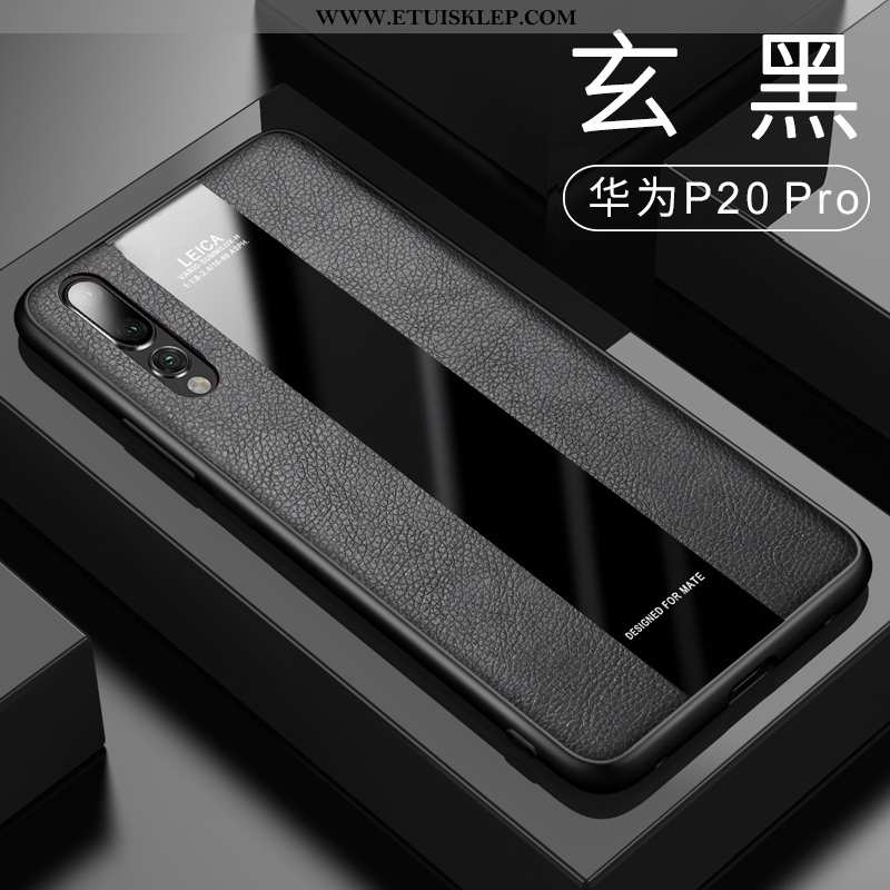 Etui Huawei P20 Pro Cienkie Szkło Trendy Kreatywne Pu Super Zielony Tani