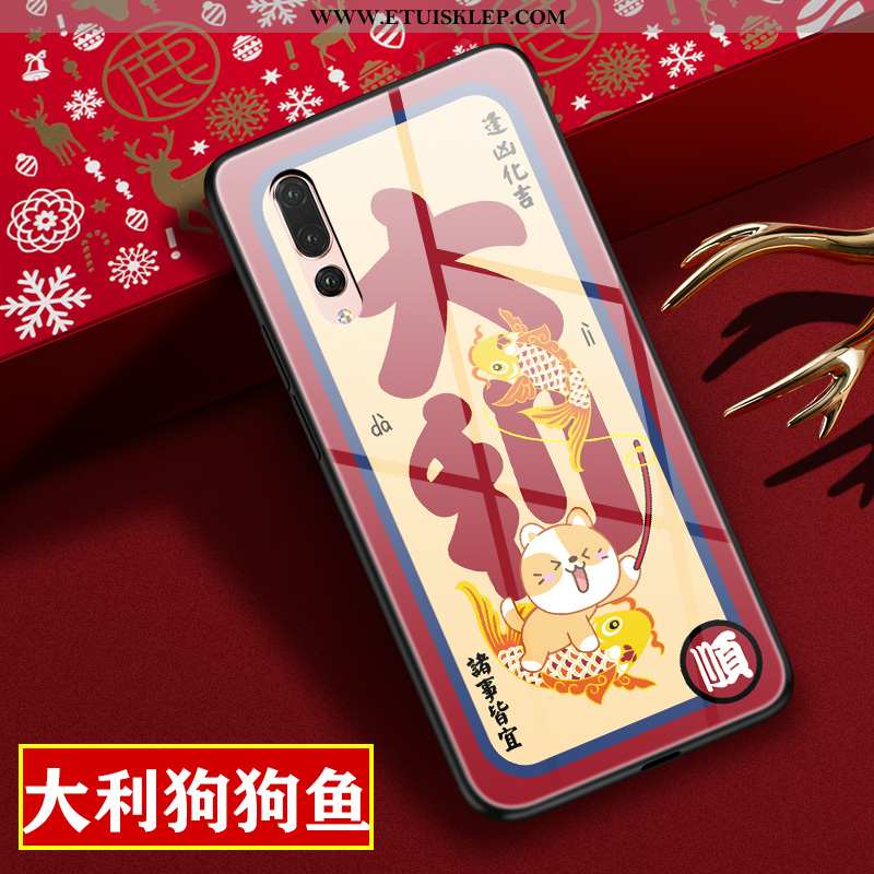 Etui Huawei P20 Pro Moda Szkło Nowy Telefon Komórkowy Trendy Czerwony Futerał Oferta