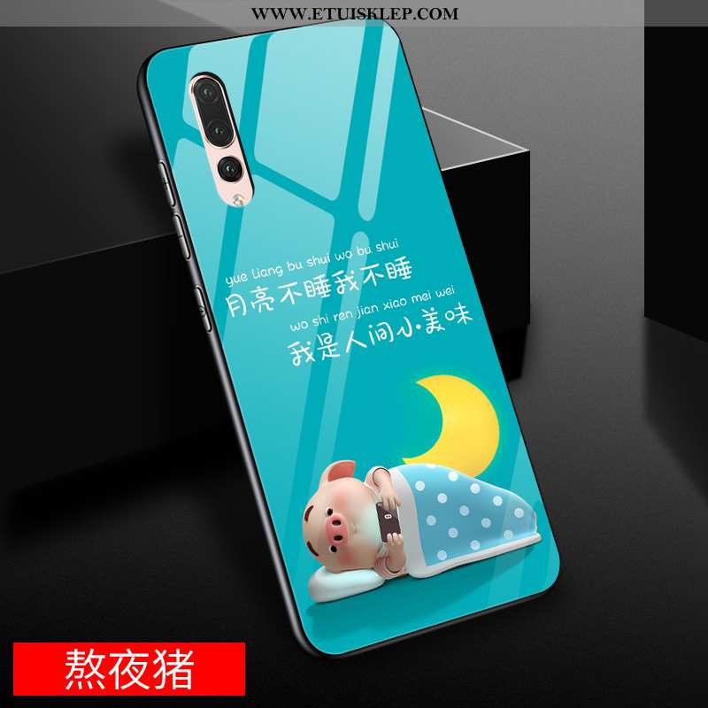 Etui Huawei P20 Pro Szkło Trudno Futerał Kreskówka Anti-fall Żółty Tanie