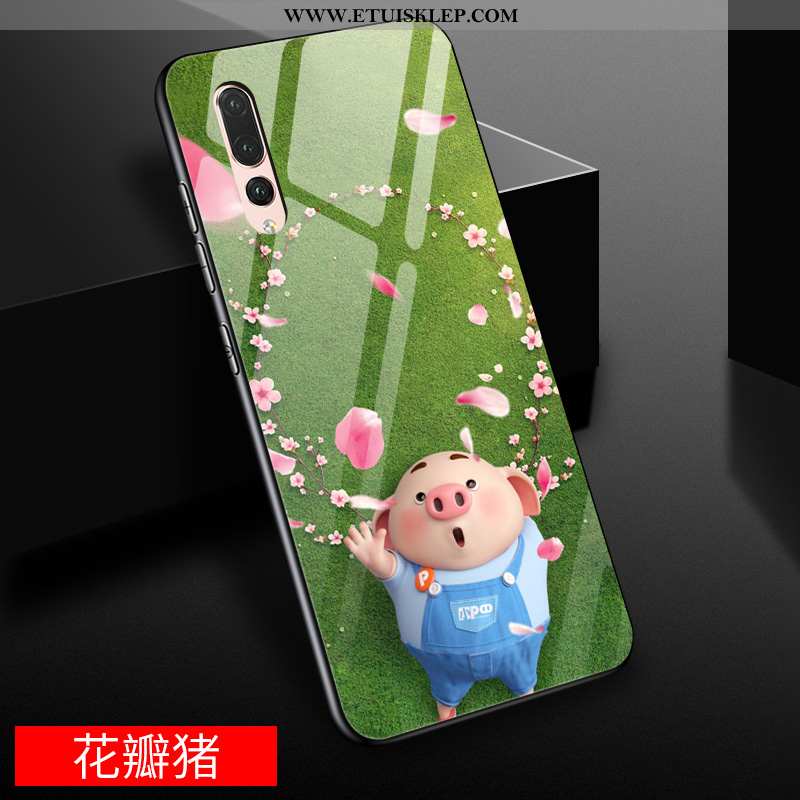 Etui Huawei P20 Pro Szkło Trudno Futerał Kreskówka Anti-fall Żółty Tanie