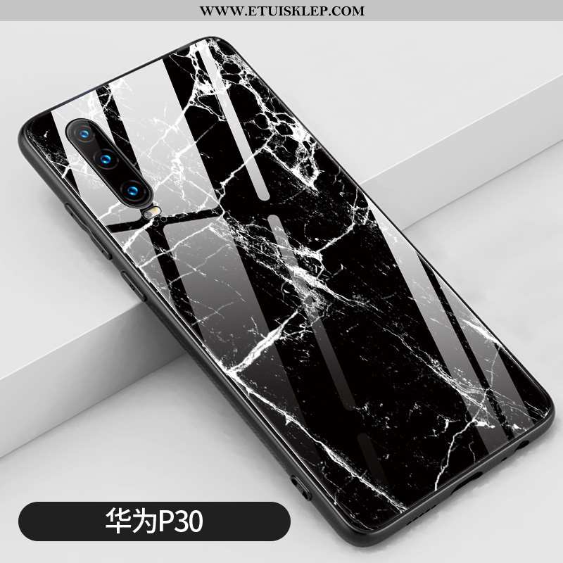 Etui Huawei P30 Szkło Duży Zakochani Biały Futerał Silikonowe Anti-fall Tanie