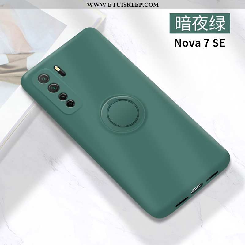Etui Huawei P40 Lite 5g Miękki Zielony Ring All Inclusive Anti-fall Futerał Na Sprzedaż