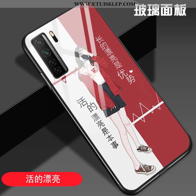 Etui Huawei P40 Lite 5g Trendy Futerał Anti-fall Osobowość Czerwony Netto Moda Telefon Komórkowy Onl