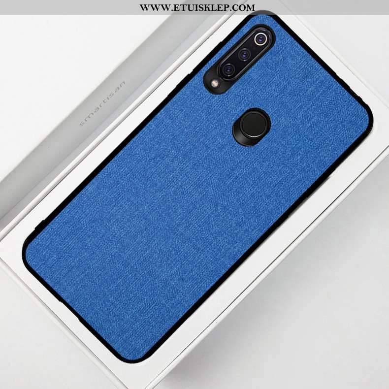 Etui Huawei P40 Lite E Silikonowe Miękki Ciemno Niebieski Płótno Trudno Telefon Komórkowy Tanie
