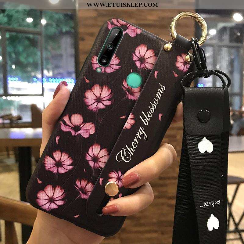 Etui Huawei P40 Lite E Wiszące Ozdoby Różowe Miękki Futerał Świeży Telefon Komórkowy Wspornik Tanie