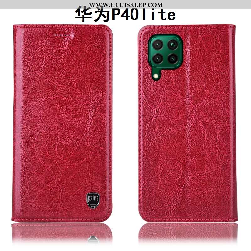 Etui Huawei P40 Lite Wzór Szary Telefon Komórkowy All Inclusive Skórzane Anti-fall Dyskont