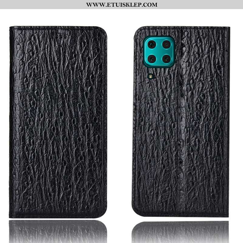 Etui Huawei P40 Lite Wzór Telefon Komórkowy Skórzane Futerał Ciemno Niebieski Ptak Oferta