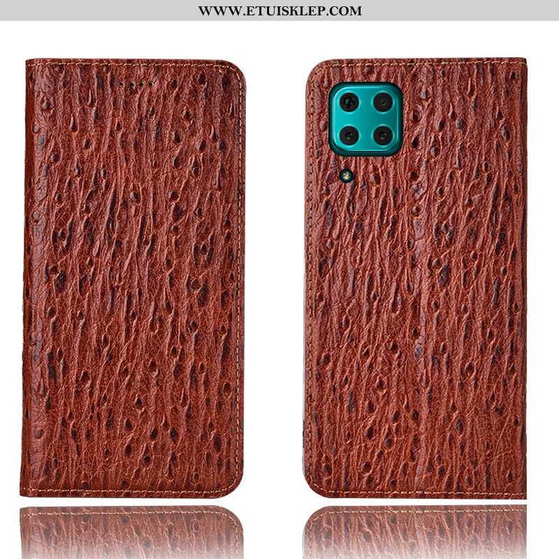 Etui Huawei P40 Lite Wzór Telefon Komórkowy Skórzane Futerał Ciemno Niebieski Ptak Oferta