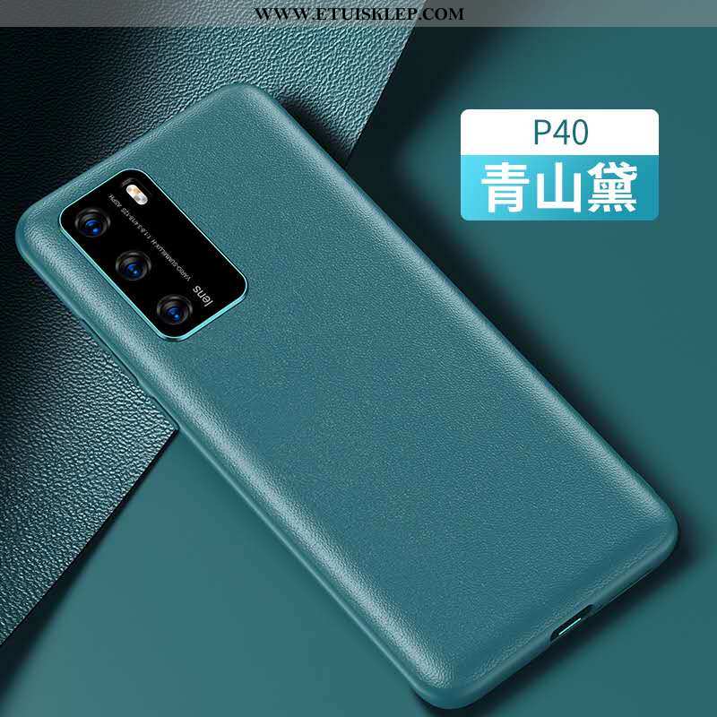 Etui Huawei P40 Skóra Futerał Telefon Komórkowy Purpurowy Anti-fall Sklep