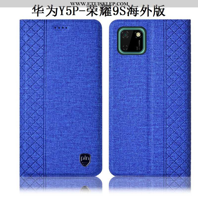 Etui Huawei Y5p Bawełna I Len Telefon Komórkowy Futerał All Inclusive Szary Ochraniacz Anti-fall Tan