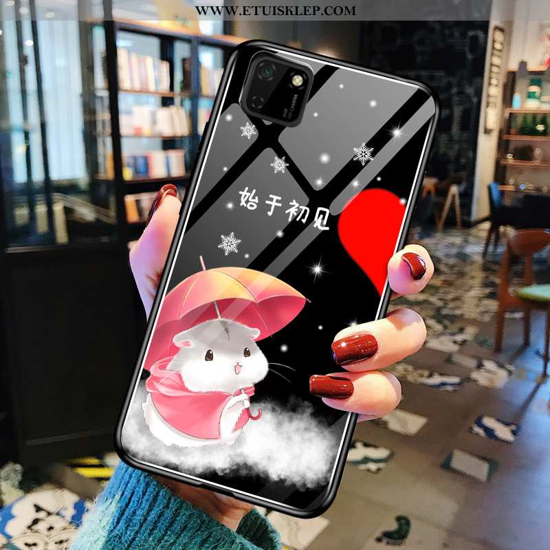 Etui Huawei Y5p Ochraniacz Telefon Komórkowy Zakochani Kreskówka Czarny Miękki Trendy Na Sprzedaż
