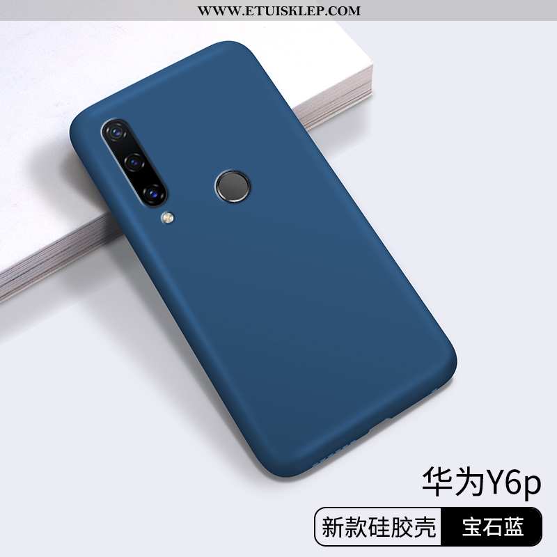 Etui Huawei Y6p Silikonowe Kreatywne Niebieski Osobowość Moda Proste Telefon Komórkowy Sprzedam