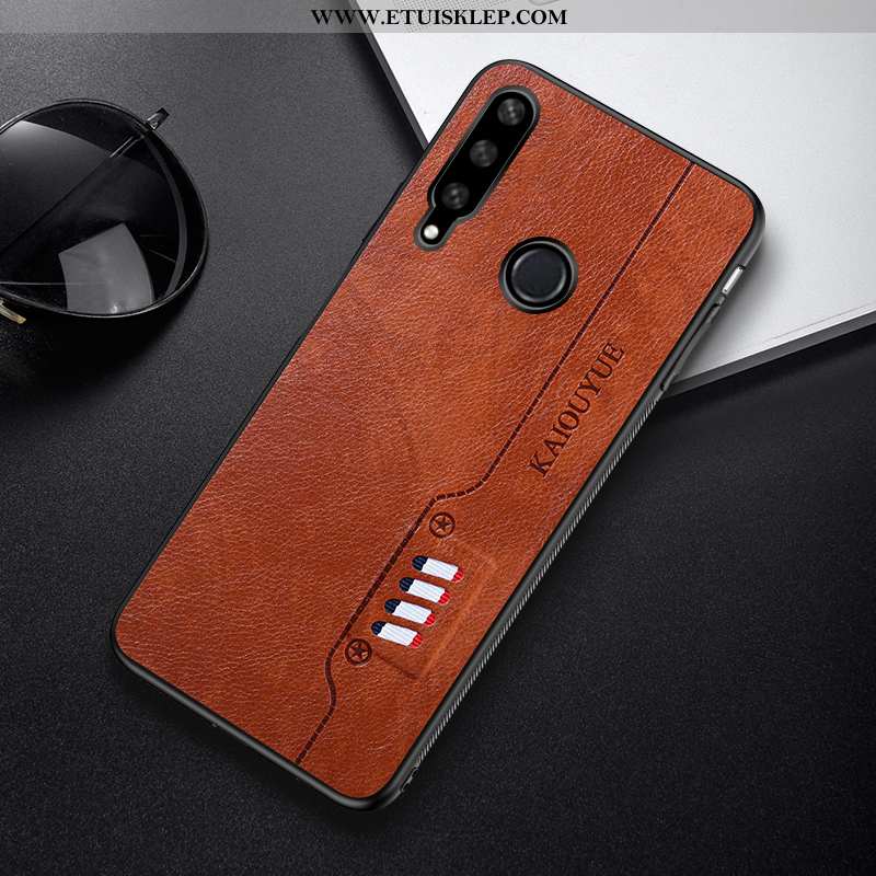 Etui Huawei Y6p Wzór Proste Moda Telefon Komórkowy Czerwony Netto Futerał Vintage Na Sprzedaż