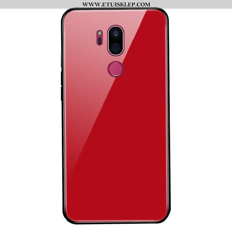 Etui Lg G7 Thinq Szkło Trendy Czerwony Netto Telefon Komórkowy Czerwony Dostosowane Proste Tani