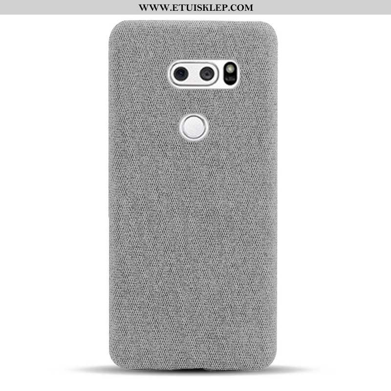 Etui Lg V30 Cienkie Szary Anti-fall Futerał Lekkie Płótno Telefon Komórkowy Kup