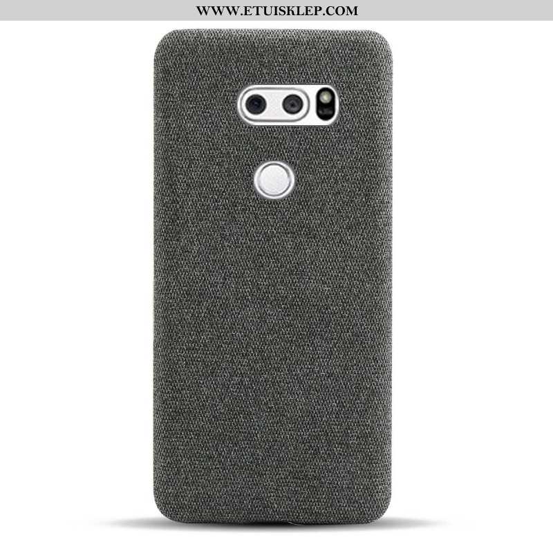Etui Lg V30 Cienkie Szary Anti-fall Futerał Lekkie Płótno Telefon Komórkowy Kup
