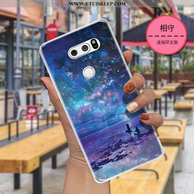 Etui Lg V30 Trendy Przezroczysty Gwiazda Cienkie Kreskówka Ochraniacz Zakochani Na Sprzedaż