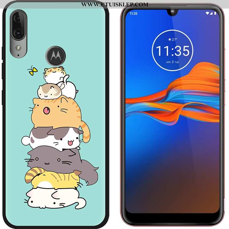 Etui Moto E6 Plus Nubuku Telefon Komórkowy Gorąca Sprzedaż Futerał Płótno Czarny Sprzedam