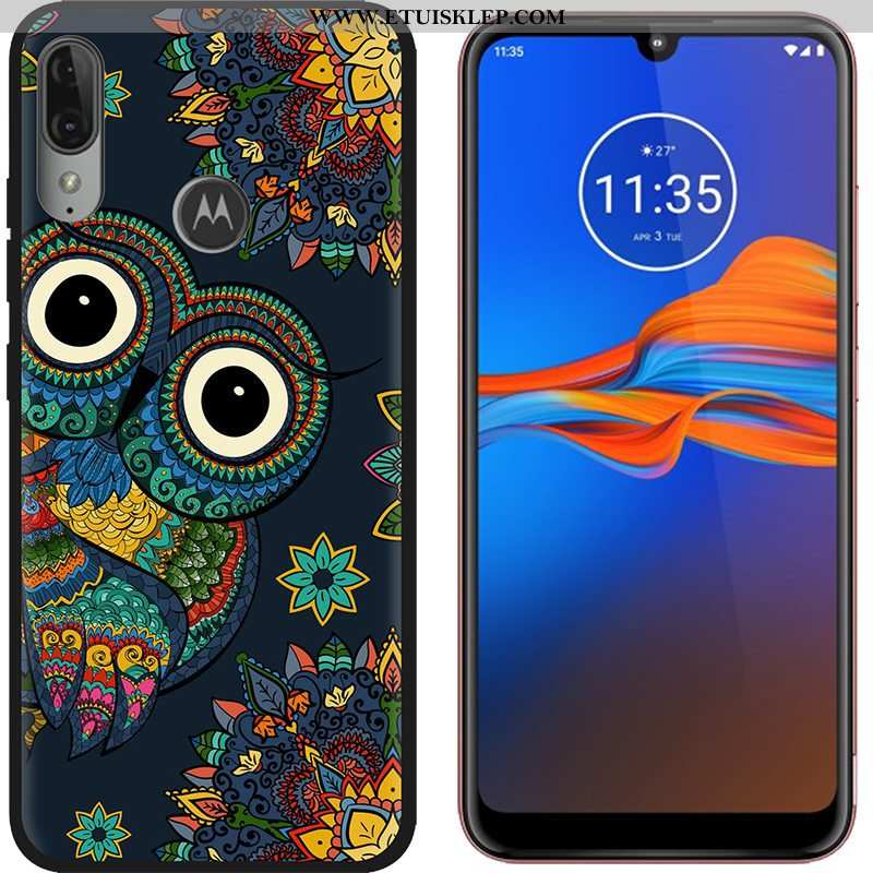 Etui Moto E6 Plus Nubuku Telefon Komórkowy Gorąca Sprzedaż Futerał Płótno Czarny Sprzedam