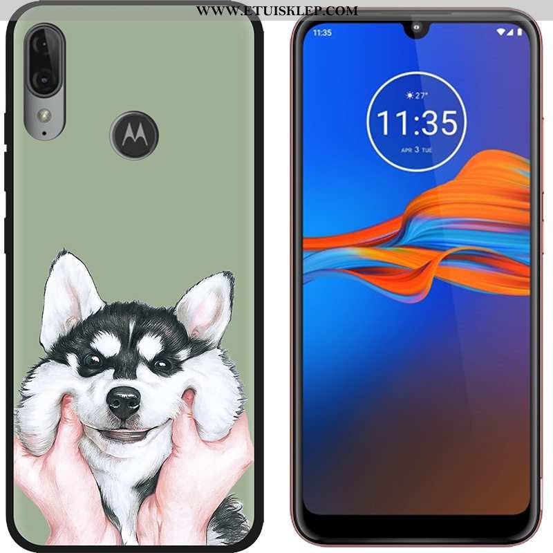 Etui Moto E6 Plus Nubuku Telefon Komórkowy Gorąca Sprzedaż Futerał Płótno Czarny Sprzedam