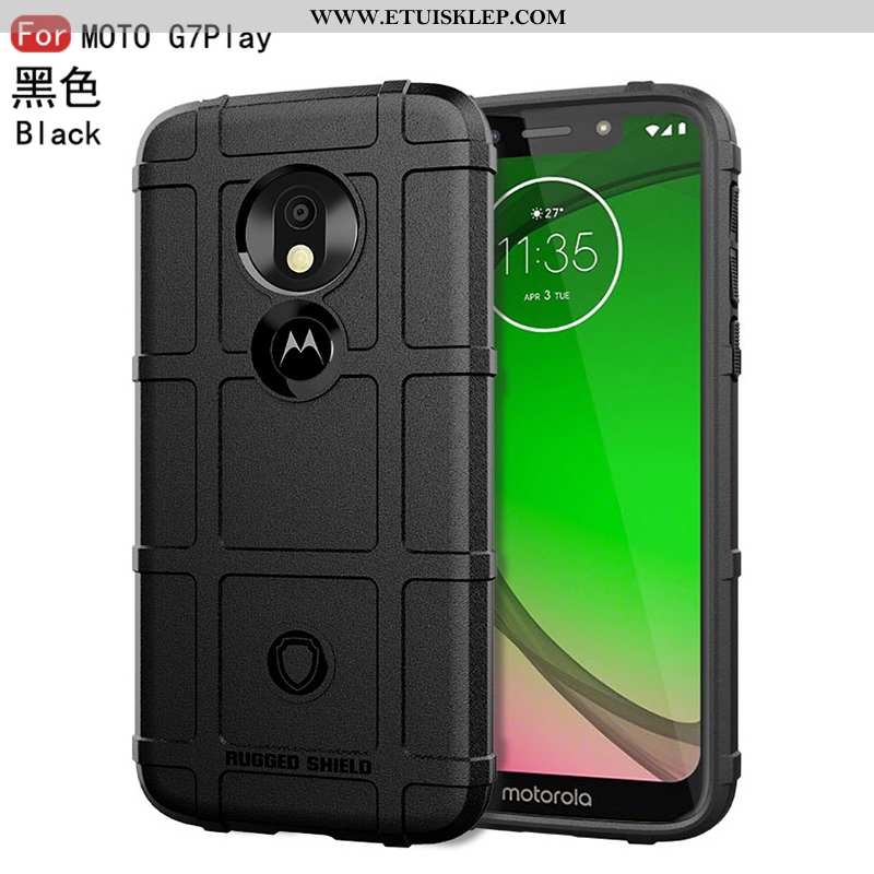 Etui Moto G7 Play Trendy Czarny Osobowość Anti-fall Ochraniacz Gwiazda Kreatywne Sklep