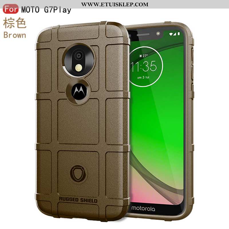 Etui Moto G7 Play Trendy Czarny Osobowość Anti-fall Ochraniacz Gwiazda Kreatywne Sklep