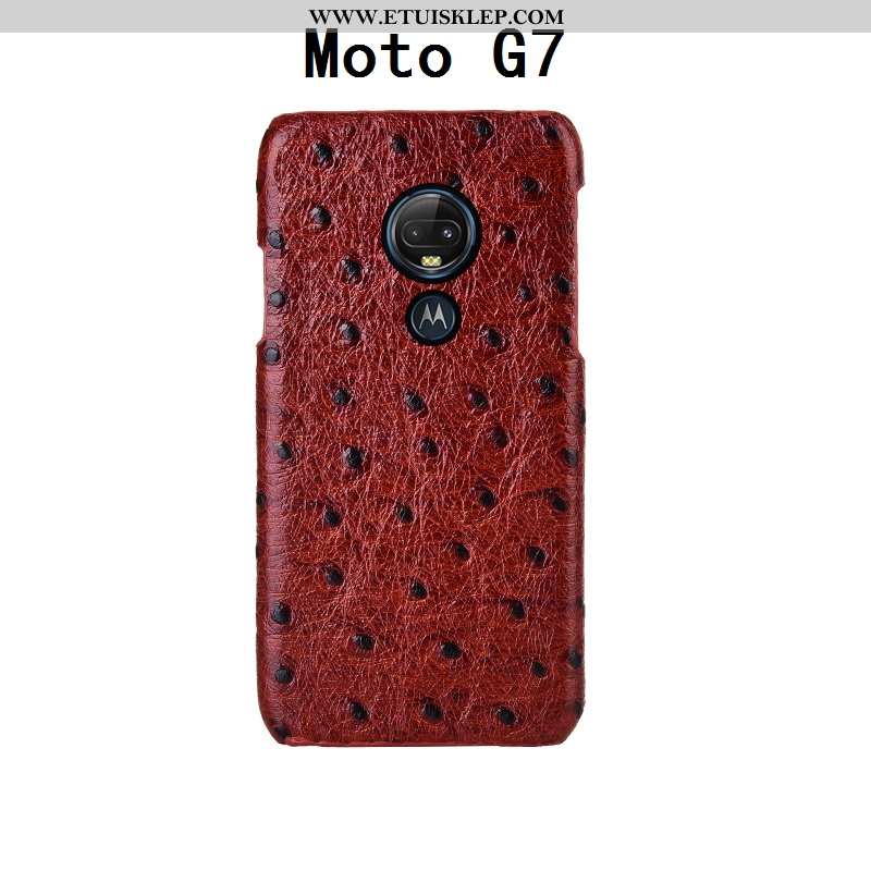 Etui Moto G7 Skóra Kreatywne Telefon Komórkowy Anti-fall Tylna Pokrywa Luksusowy Oferta