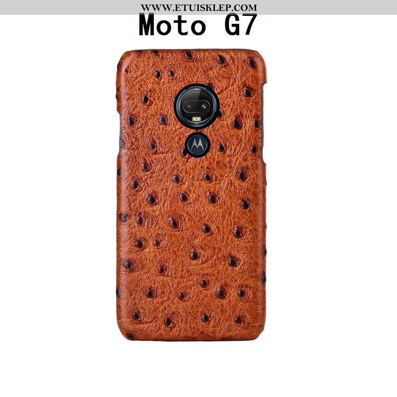 Etui Moto G7 Skóra Kreatywne Telefon Komórkowy Anti-fall Tylna Pokrywa Luksusowy Oferta