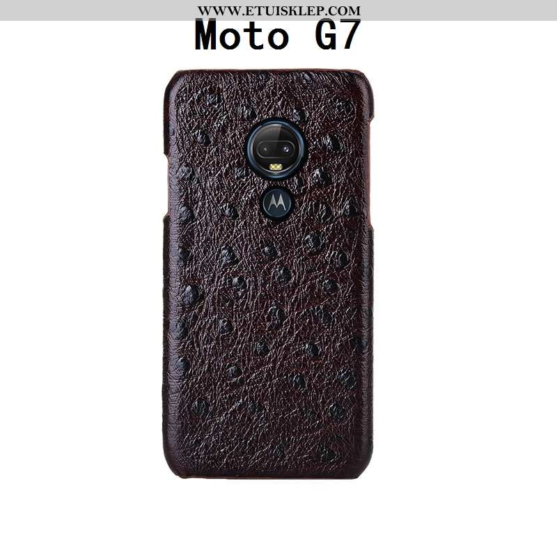 Etui Moto G7 Skóra Kreatywne Telefon Komórkowy Anti-fall Tylna Pokrywa Luksusowy Oferta