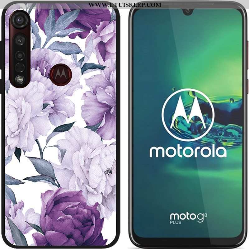 Etui Moto G8 Plus Nubuku Kolor Czarny Miękki Pu Gorąca Sprzedaż Niebieski Tani