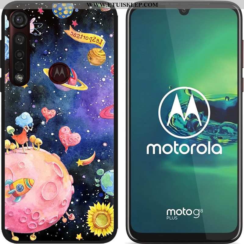 Etui Moto G8 Plus Nubuku Kolor Czarny Miękki Pu Gorąca Sprzedaż Niebieski Tani