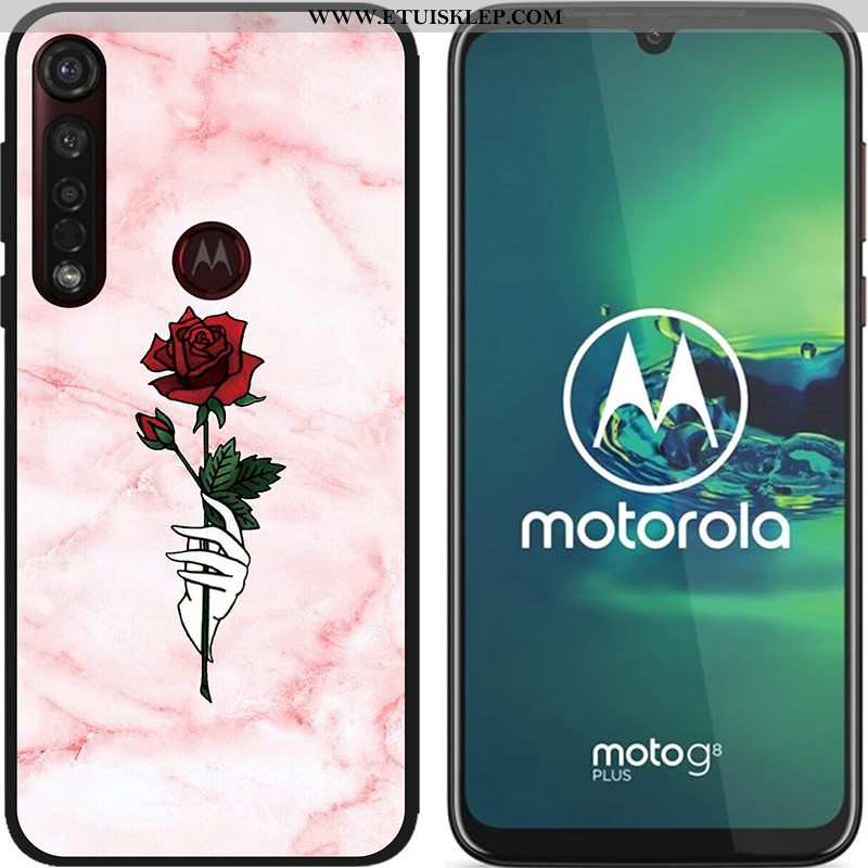 Etui Moto G8 Plus Nubuku Kolor Czarny Miękki Pu Gorąca Sprzedaż Niebieski Tani