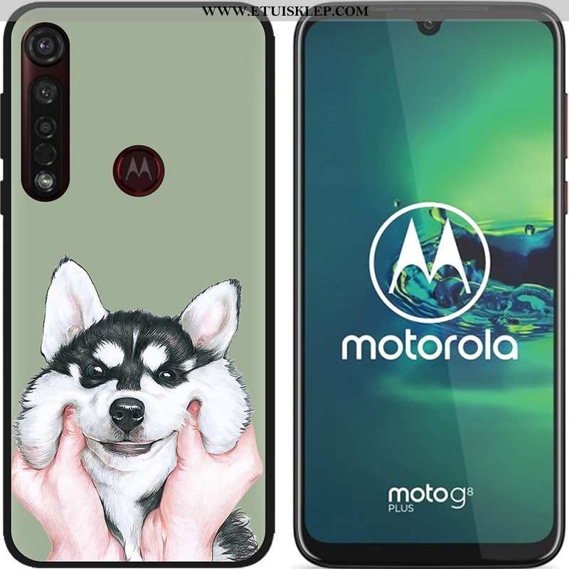 Etui Moto G8 Plus Nubuku Kolor Czarny Miękki Pu Gorąca Sprzedaż Niebieski Tani