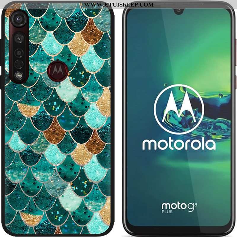 Etui Moto G8 Plus Nubuku Kolor Czarny Miękki Pu Gorąca Sprzedaż Niebieski Tani