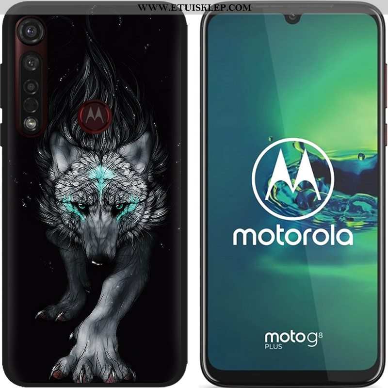 Etui Moto G8 Plus Nubuku Kolor Czarny Miękki Pu Gorąca Sprzedaż Niebieski Tani