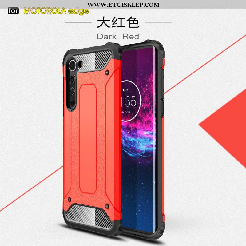 Etui Motorola Edge Trzy Mechanizmy Obronne Futerał Trudno Anti-fall Dla Grubych Telefon Komórkowy Ku