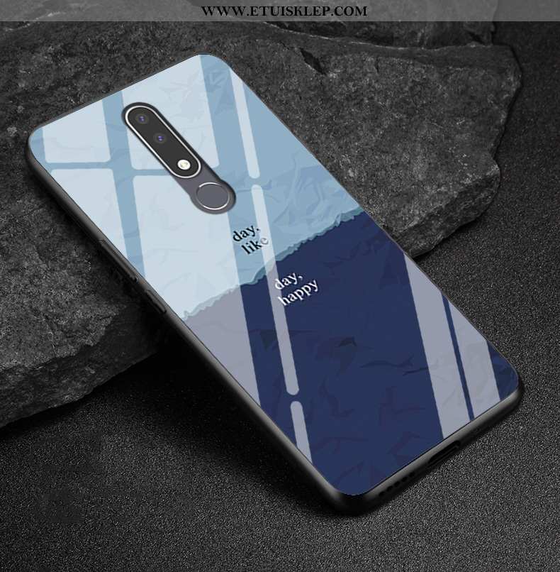 Etui Nokia 3.1 Plus Szkło Proste Trendy Ochraniacz Anti-fall Dostosowane Tani