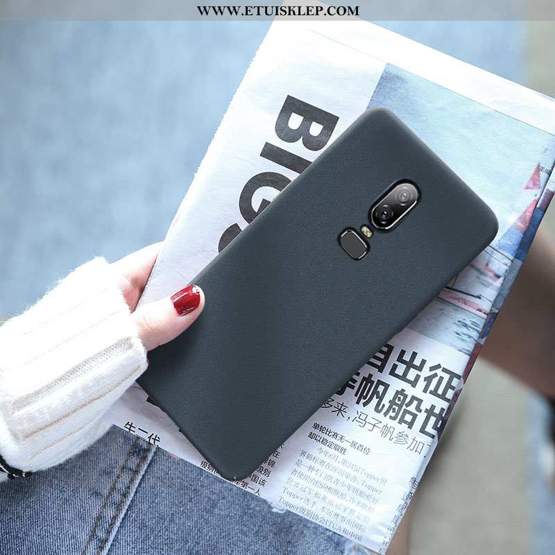 Etui Oneplus 6 Cienkie Anti-fall Nubuku Czerwony Netto Trudno Trendy Telefon Komórkowy Sprzedam