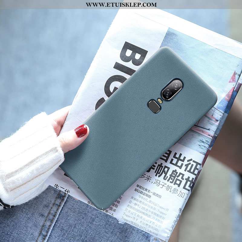 Etui Oneplus 6 Cienkie Anti-fall Nubuku Czerwony Netto Trudno Trendy Telefon Komórkowy Sprzedam