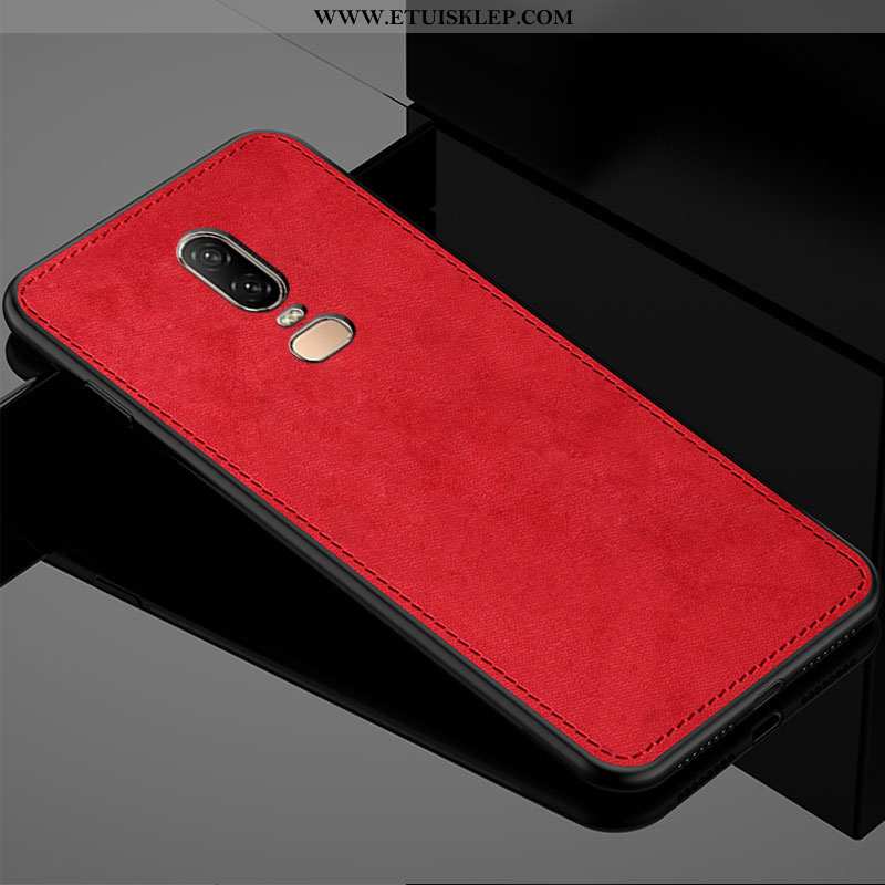 Etui Oneplus 6 Miękki Cienkie Ochraniacz Moda Wzór Antypoślizgowe Czerwony Kup