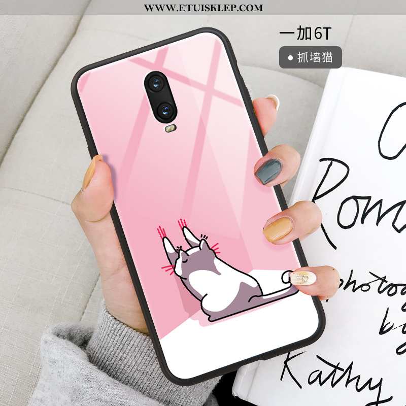 Etui Oneplus 6t Szkło Wspornik Zielony All Inclusive Proste Telefon Komórkowy Silikonowe Oferta