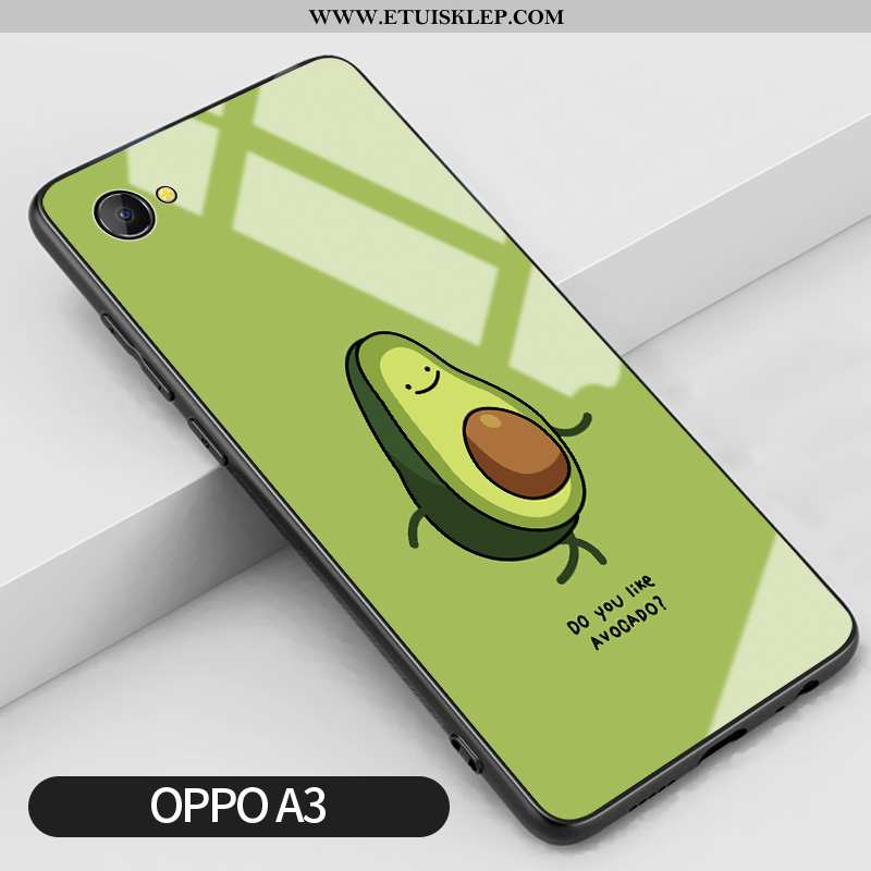 Etui Oppo A3 Kreskówka Anti-fall Telefon Komórkowy Szkło Zielony Futerał Bydło Oferta