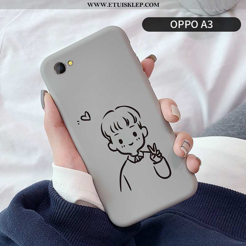 Etui Oppo A3 Ochraniacz Anti-fall Szary Trendy Futerał Telefon Komórkowy Sprzedam