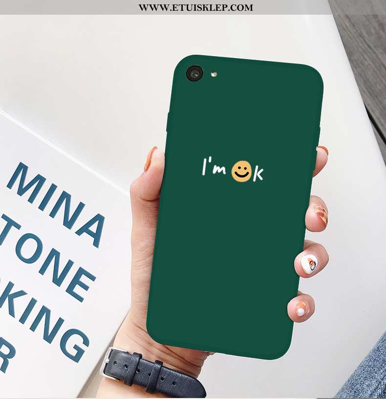 Etui Oppo A5 Super Miękki Czerwony Netto Nubuku Ochraniacz Silikonowe Sklep