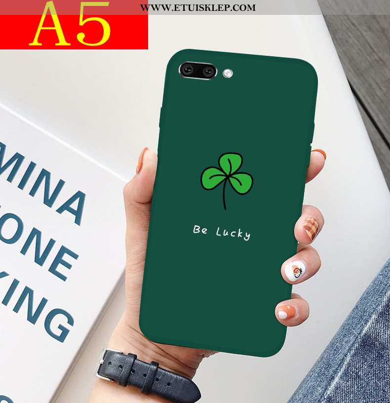 Etui Oppo A5 Super Miękki Czerwony Netto Nubuku Ochraniacz Silikonowe Sklep